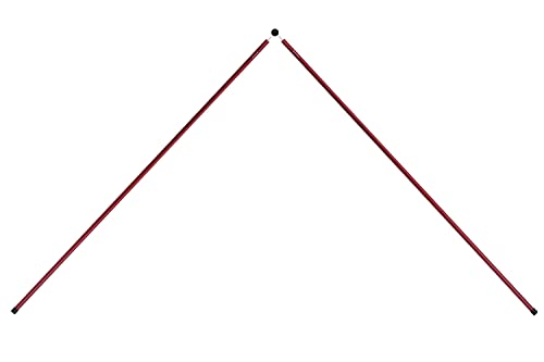 Sutekus Aluminum Tent Poles Kit Adjustable Tent Tarp Poles Replacement Accessories Multifunction Camping Shelters Stand Canopy Awning Support 2 Poles