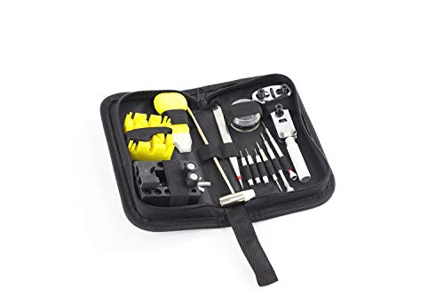 Sutekus Watch Repair Tool Kit Watch Back Opener Spring Bar Tool Set Watch Band Link Pin Tool Set Multifunctional Tools With Case