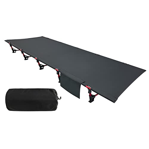 Sutekus Portable Camping Cot Sleeping Cot Ultralight Backpacking Cot Bed for Outdoor Hiking Travel Beach Mountaineering