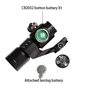 Sutekus HD-M3 Red Green Dot Sight Tactical Reflex Scope with Cantilever Mount
