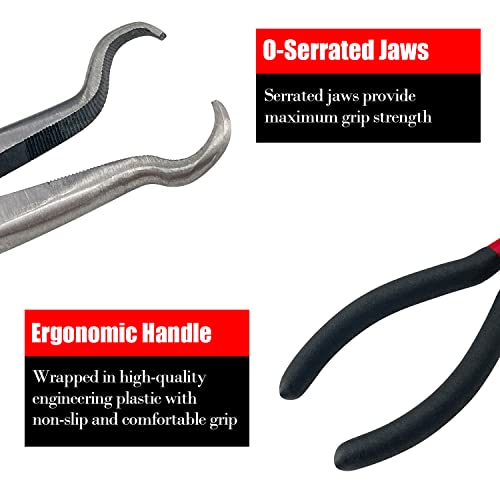 Sutekus Spark Plug Plier Spark Plug Boot Plier Puller Universal Car Spark Plug Boots and Wires Removal Tool