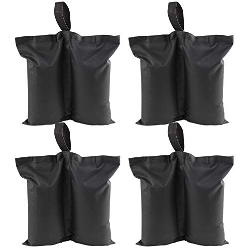 Sutekus Weight Bags Leg Weights Sand Bags for Pop up Canopy Tent Patio Umbrella Outdoor Sun Shelter Backdrops, 4PCS