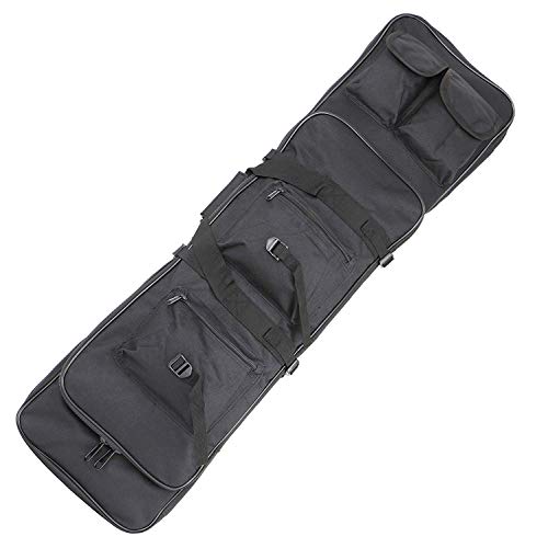 Sutekus Tactical Double Gun Case, Rifle Case, Padded Rifle Storage Backpack Integrated Pistol and Magazine Storage (3 Sizes)