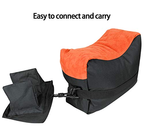 Sutekus Shooting Rest Bags Front and Rear Bags Shooting Rest Barricade Bags for Gun Rifle Shooting Hunting Outdoor Photography