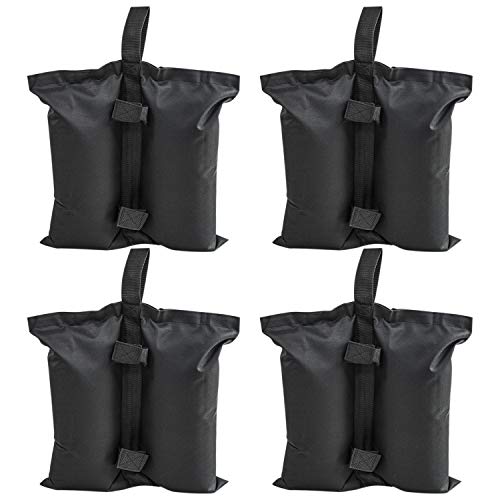 Sutekus Weight Bags Leg Weights Sand Bags for Pop up Canopy Tent Patio Umbrella Outdoor Sun Shelter Backdrops, 4PCS