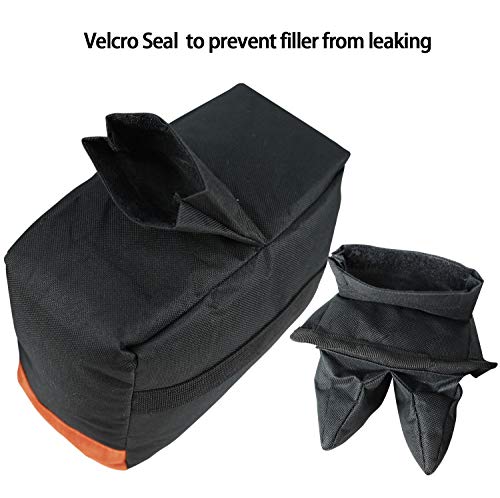 Sutekus Shooting Rest Bags Front and Rear Bags Shooting Rest Barricade Bags for Gun Rifle Shooting Hunting Outdoor Photography