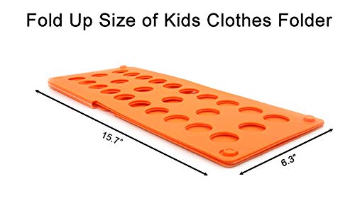 Sutekus Clothes Folder Shirt Folding Board T-Shirt Folder Easy and Fast Flipfold for Adults & Kids 2 Pack