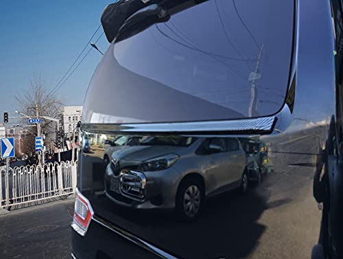 Sutekus Car Rear Spoiler Universal Carbon Fiber Trunk Spolier Lip Kit Anti-Collision Soft Rubber Strips Exterior Lip Spoiler 4.9FT
