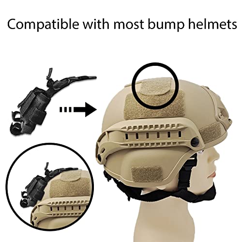 Sutekus Helmet Battery Pouch Tactical Counterweight Pouch Balancing Weight Bag with Hook&Loop for Airsoft Hunting Outdoor Sports