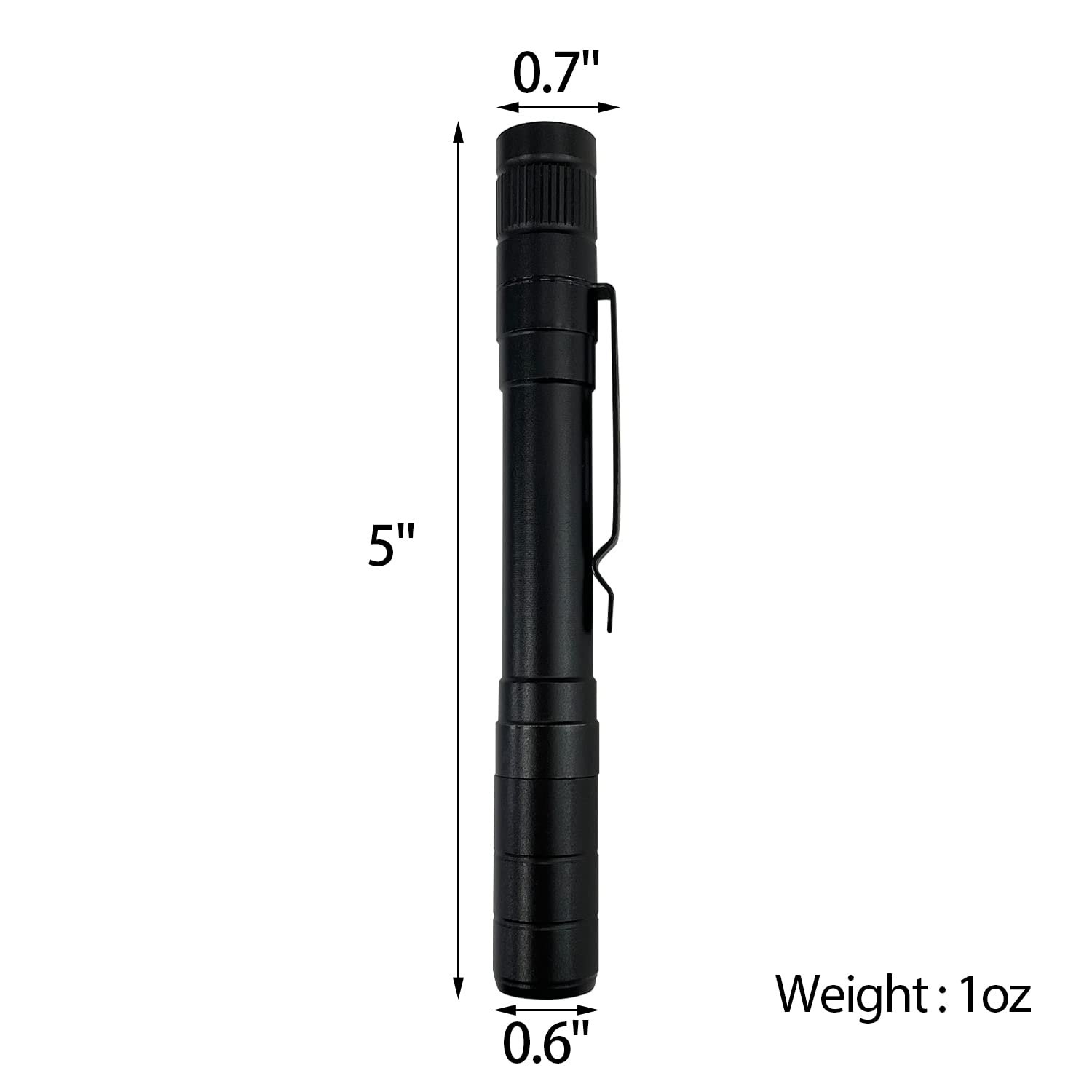 Sutekus UV Flashlight with Clip Multi-Function LED Pocket Pen Light Blacklight Detector for Cash Detector Camping, Pet Stain Detection