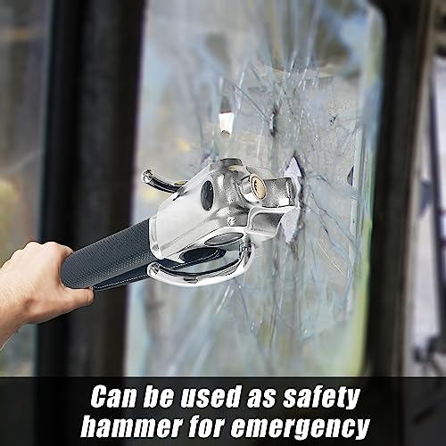 Sutekus Steering Wheel Lock Heavy Duty Vehicle Anti-Theft Car Lock Universal Car Locking Devices for Auto Car Vehicle Truck SUV