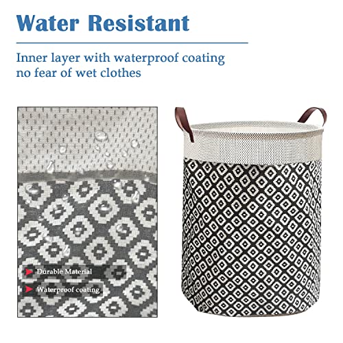 Sutekus Collapsible Laundry Baskets with Reinforced Handles 65L Large Capacity Laundry Hamper Organizer PE Waterproof Washing Bin for Bedroom, Bathroom, Dorm