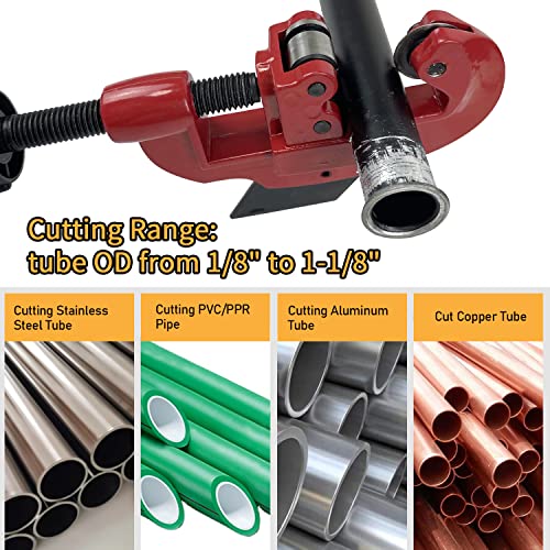 Sutekus Brake Line Flare Tool Double Flaring Tool Kit Single Flares for Automotive Brake Line Replacement Brake Repair