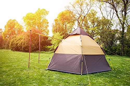 Sutekus Aluminum Tent Poles Kit Adjustable Tent Tarp Poles Replacement Accessories Multifunction Camping Shelters Stand Canopy Awning Support 2 Poles