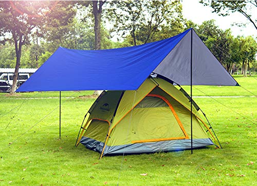 Sutekus Camping Tarp Hammock Rain Fly Waterproof Tent Tarp Lightweight Backpacking 12FT Extra Large Footprints for Camping Boat RV Or Pool Cover