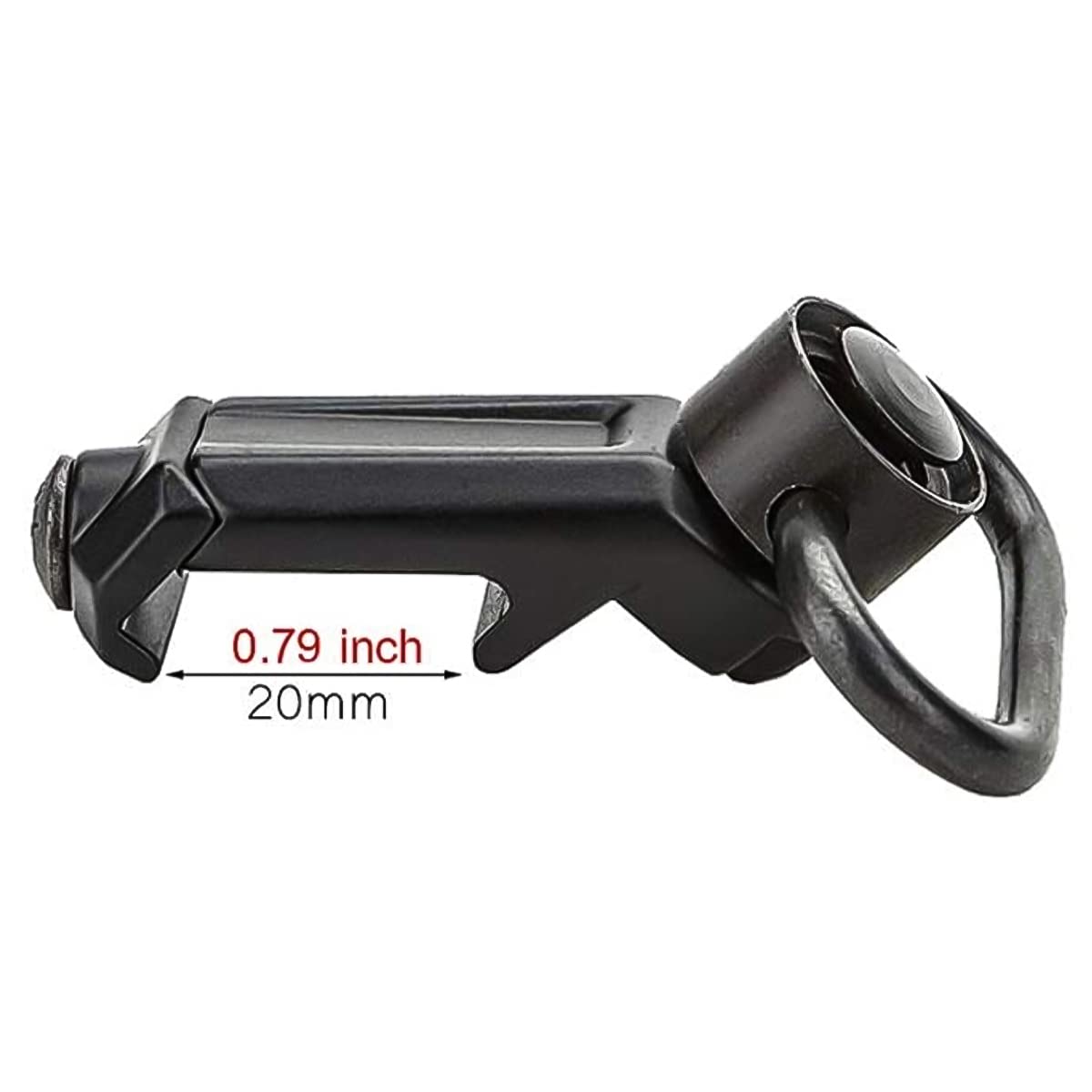 Sutekus Sling Mount with Push Button Quick Detach Swivel Attachment, Black