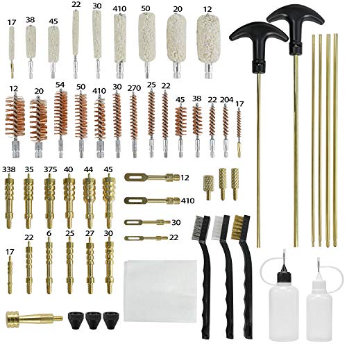 Sutekus Gun Cleaning Kit Universal Guns Cleaning Tools for Hunting Rilfe Handgun Pistol Shotgun with Carrying Case