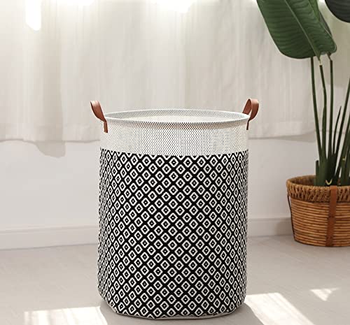 Sutekus Collapsible Laundry Baskets with Reinforced Handles 65L Large Capacity Laundry Hamper Organizer PE Waterproof Washing Bin for Bedroom, Bathroom, Dorm