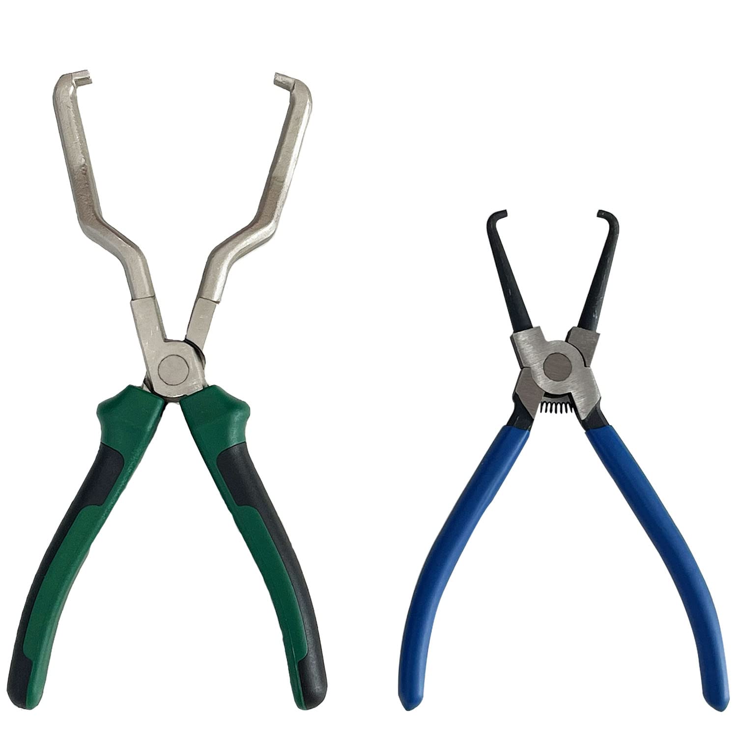 Sutekus Fuel Line Pliers Set, Fuel Filter Calipers Hose Pipe Clamp Disconnect Release Removal Pliers for Auto Maintenance, 2 pack