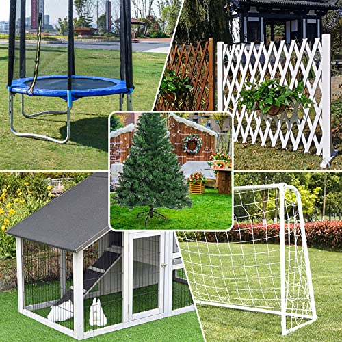 Sutekus Trampoline Stakes Wind Stake Heavy Duty U Shape Steel Ground Anchors for Trampoline Garden Camping Soccer Goals