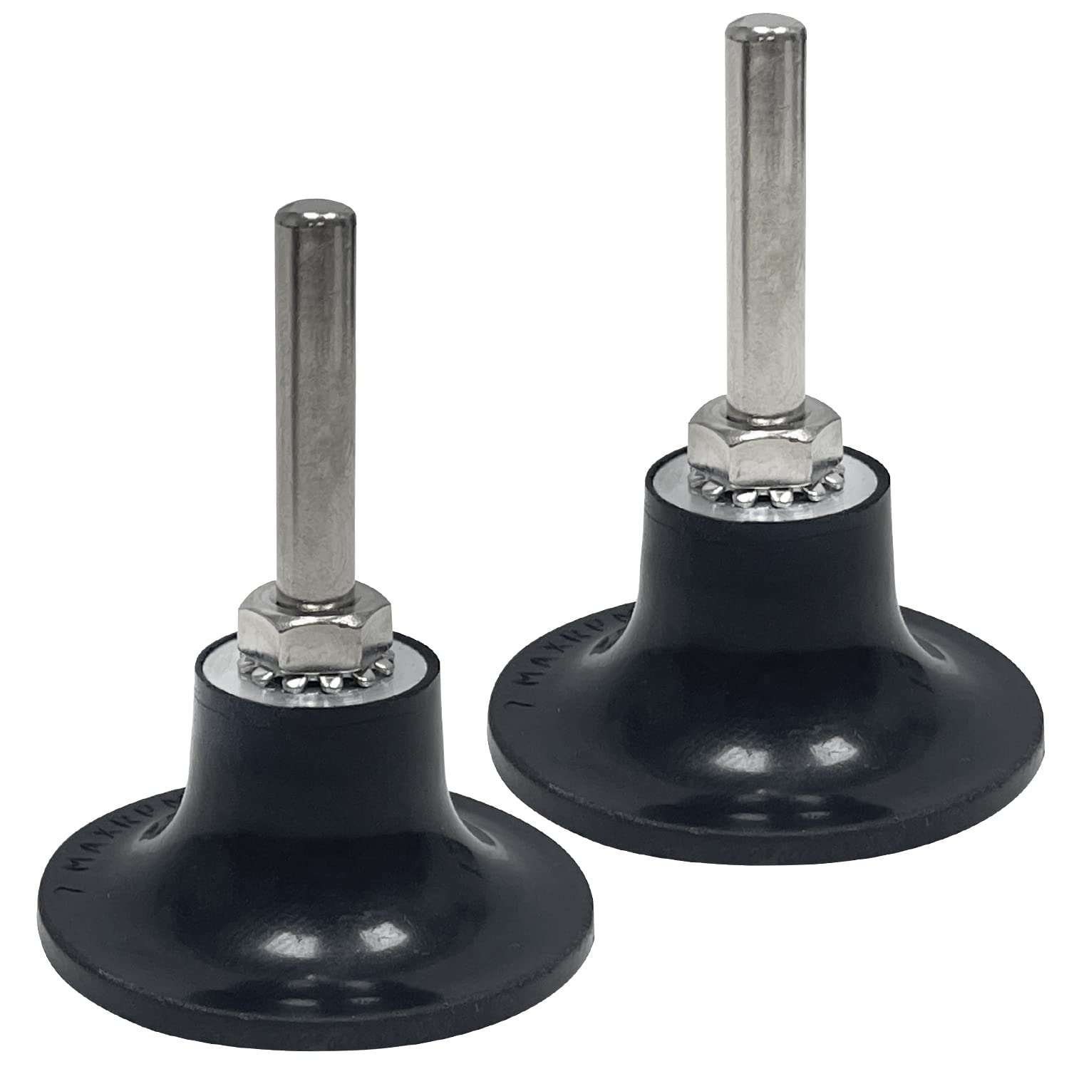 Sutekus 2 Inch Disc Pad Holder, Quick Change Disc Pad Adapter with 1/4" Shank for Polishing, Sanding, Conditioning, Surface Treatment (2 Pack)