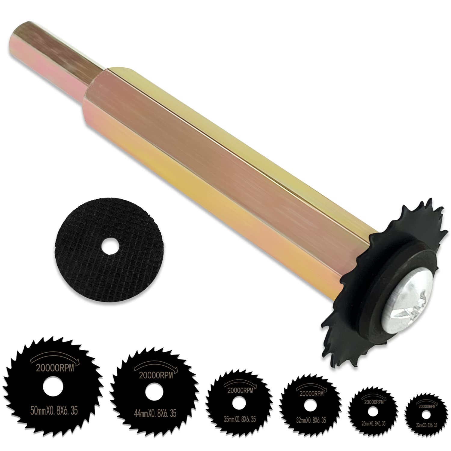 Sutekus Inside Pipe Cutter with 6 Replaced Blades Plumbing Internal Plastic Pipe Cutter with Grinding Wheel for PVC and Plastic Pipe