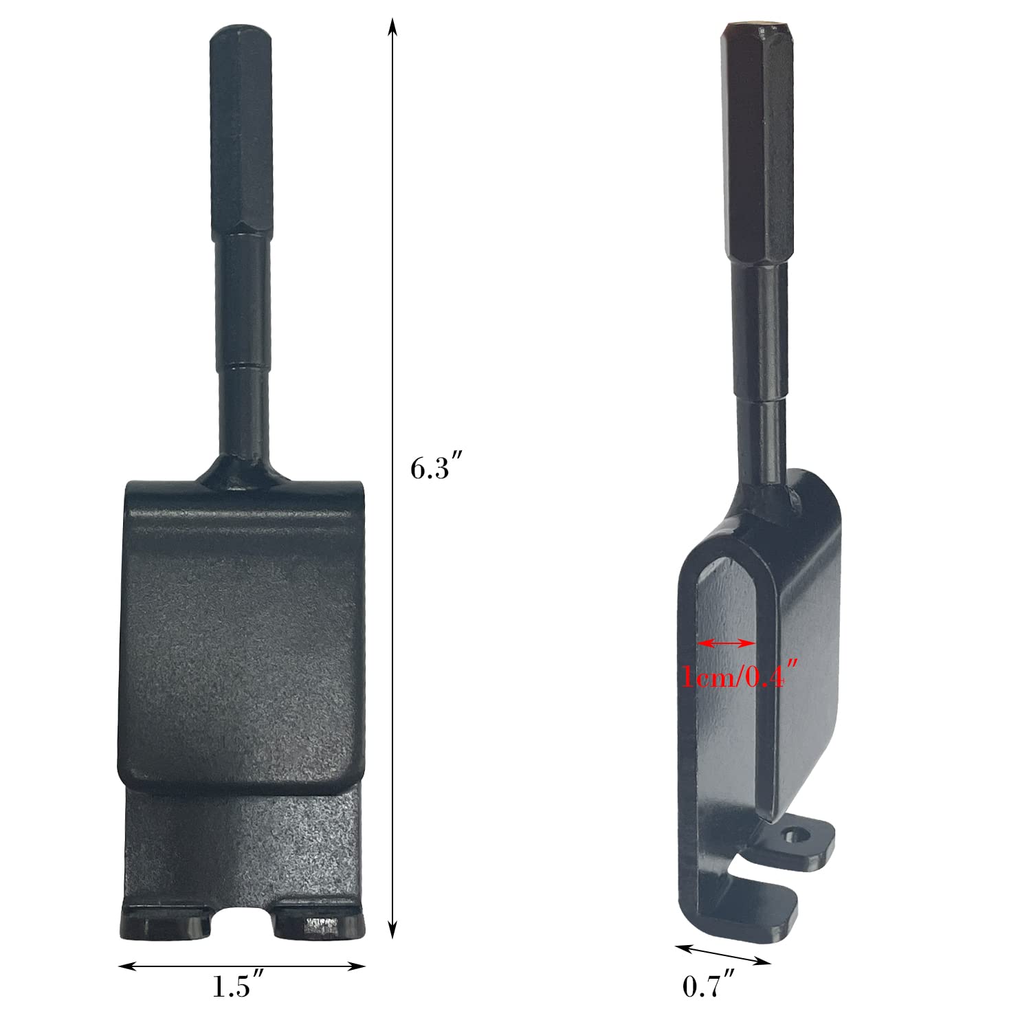 Sutekus Ice Anchor Tool Ice Augers Ice Fishing Anchors Tool Power Drive Drill Adapter for Setting Up Ice Fishing Shelter Tent