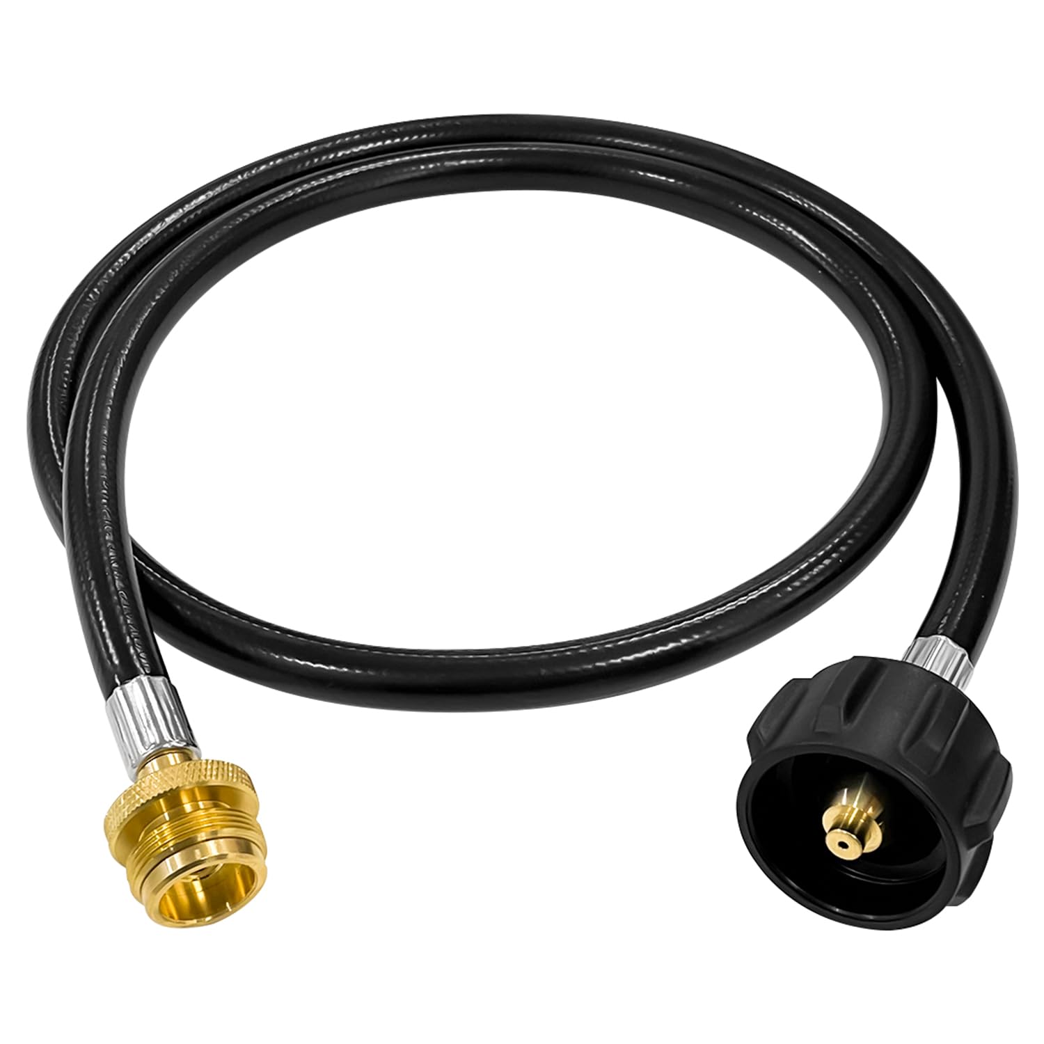 Sutekus 4FT Propane Hose Adapter 1lb to 20lb Universal Propane Adapter Hose Propane Tank Adapter for Table Top Grills, Portable Heaters, Propane Stoves, Lanterns