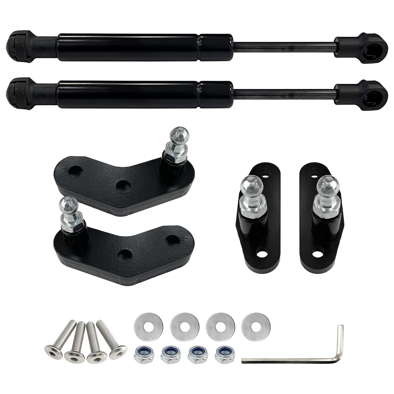 Sutekus X3 Door Opener Kits Door Shocks Struts Fits for Can-Am Maverick X3 and X3 Max Front and Rear Doors 2017-2022, Black