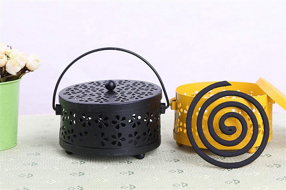 Sutekus Metal Mosquito Coil Holder Iron Incense Holder Censer Incense Burner Holder