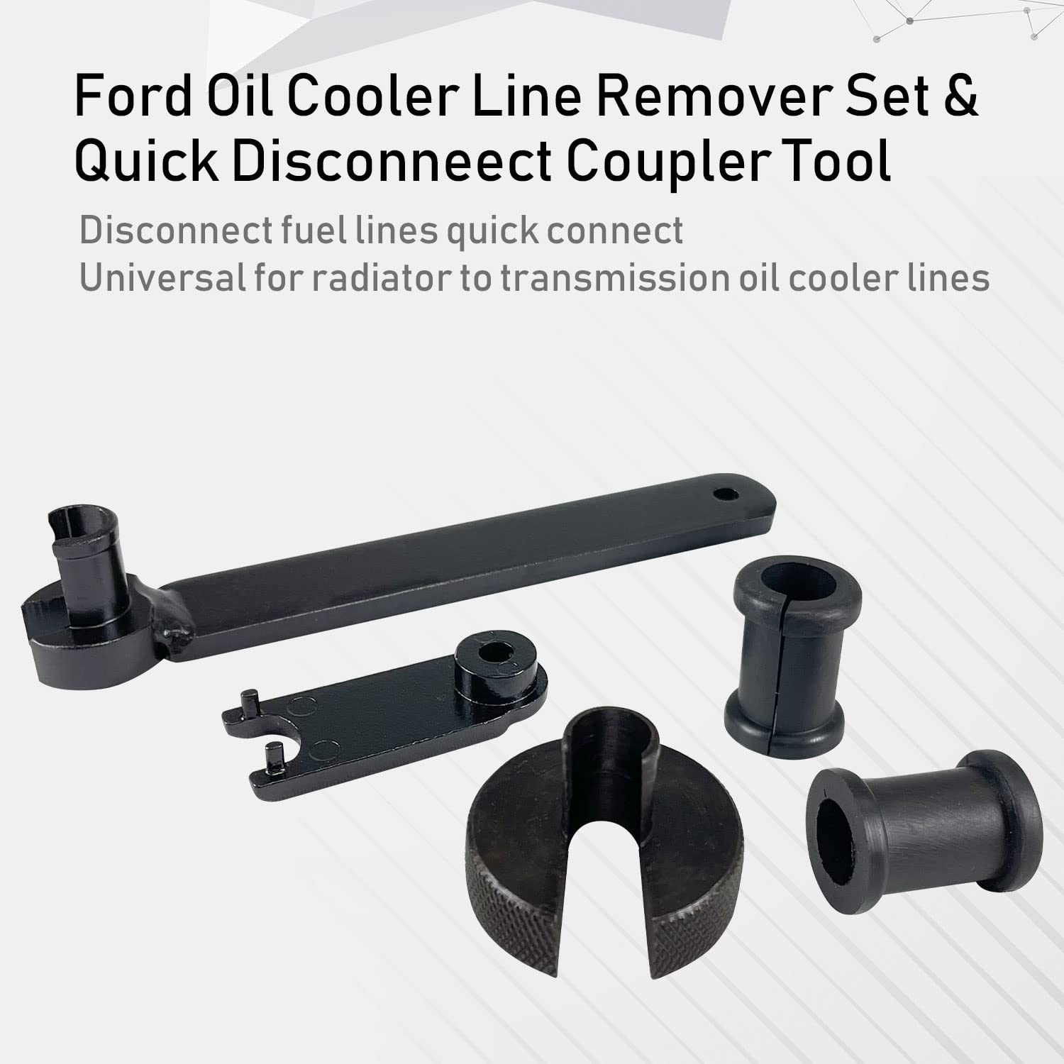 Sutekus Master Quick Disconnect Tool Kit Fuel Line Disconnect Tools for A/C Fuel Line Transmission Oil Cooler Line On Ford GM Chevy More