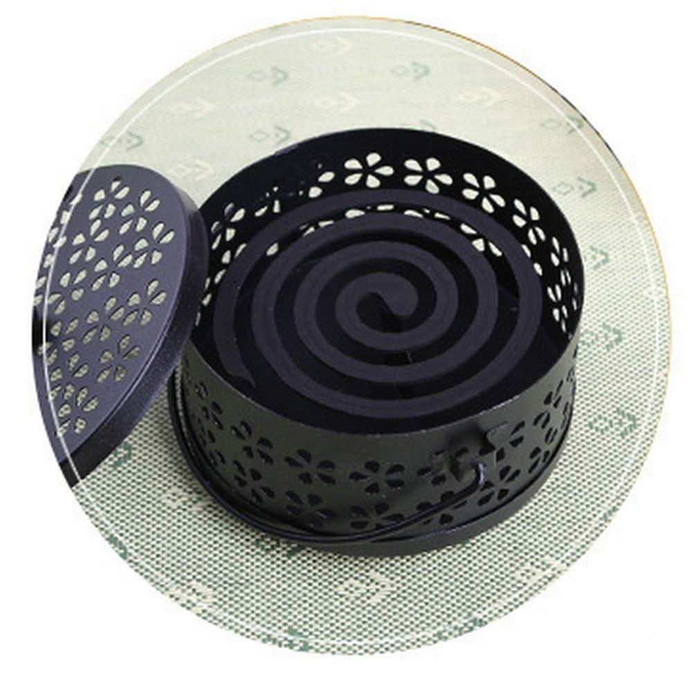 Sutekus Metal Mosquito Coil Holder Iron Incense Holder Censer Incense Burner Holder