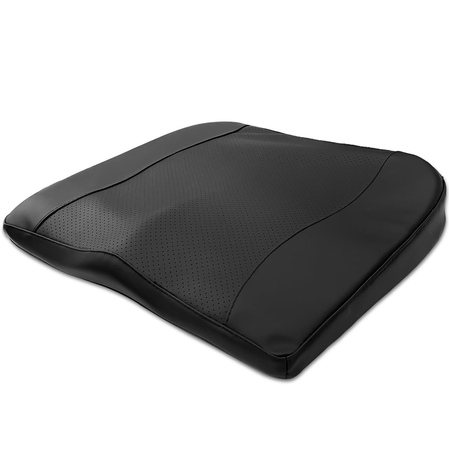 Sutekus Car Seat Cushion Comfort Memory Foam Car Cushions Driver Seat Cushion Lower Back Pain Relief Seat Cushion for Truck, SUV, Office Chair, Wheelchair