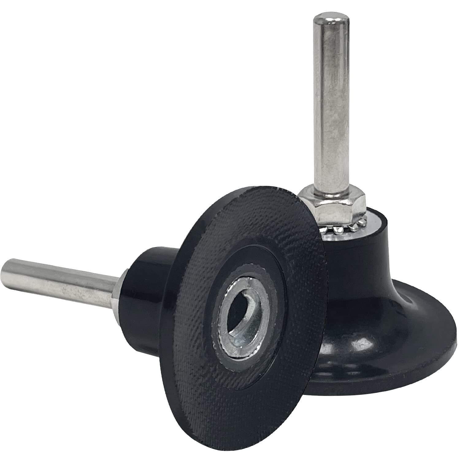 Sutekus 2 Inch Disc Pad Holder, Quick Change Disc Pad Adapter with 1/4" Shank for Polishing, Sanding, Conditioning, Surface Treatment (2 Pack)