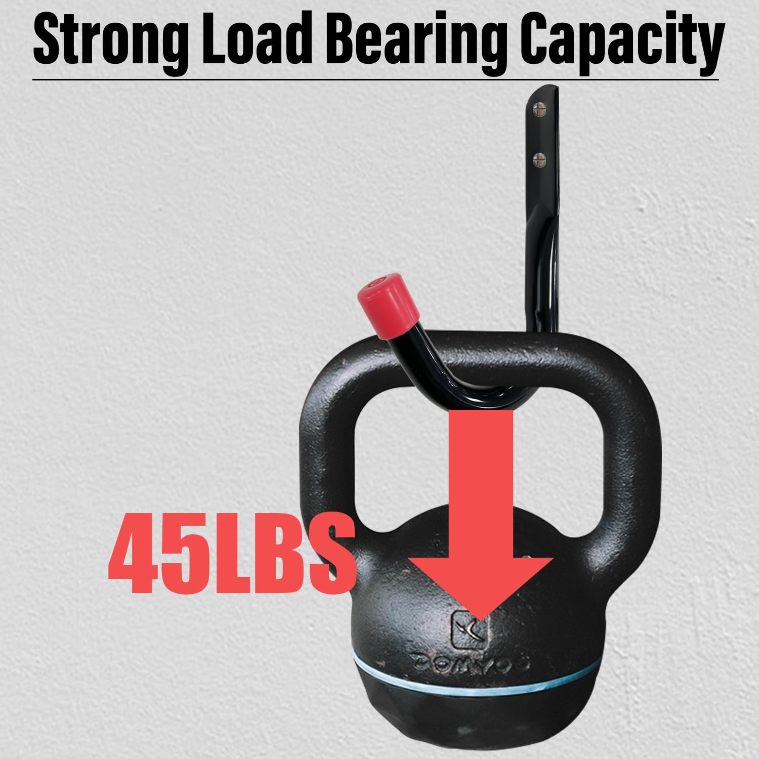 Sutekus Garage Hooks 6 Pack Heavy Duty Garage Storage Utility Hooks Utility Hangers Wall Hooks, Black
