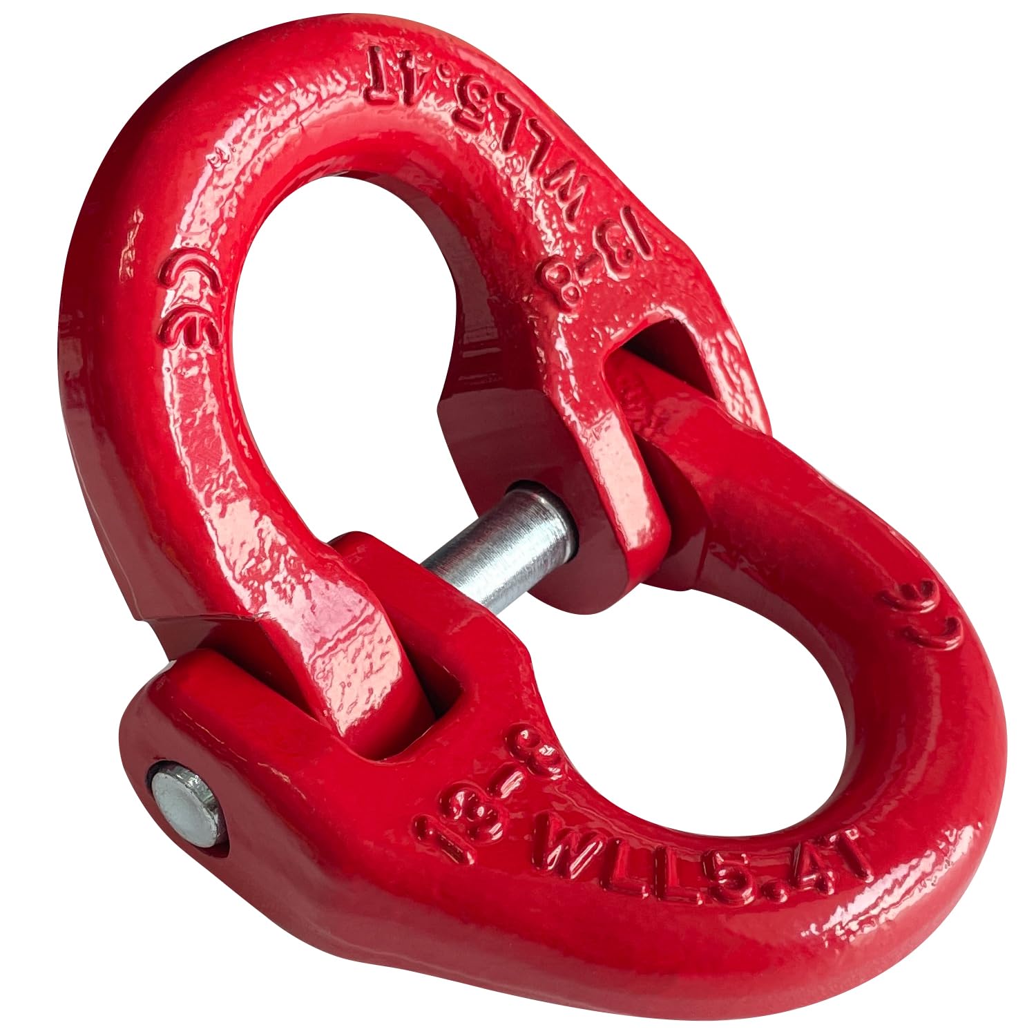 Sutekus 1/2" Tow Hitch Hammerlock Coupling Link Connecting Link Heavy Duty Trailer Safety Chain Connector Link with 12000lbs Working Load, 2 Pack