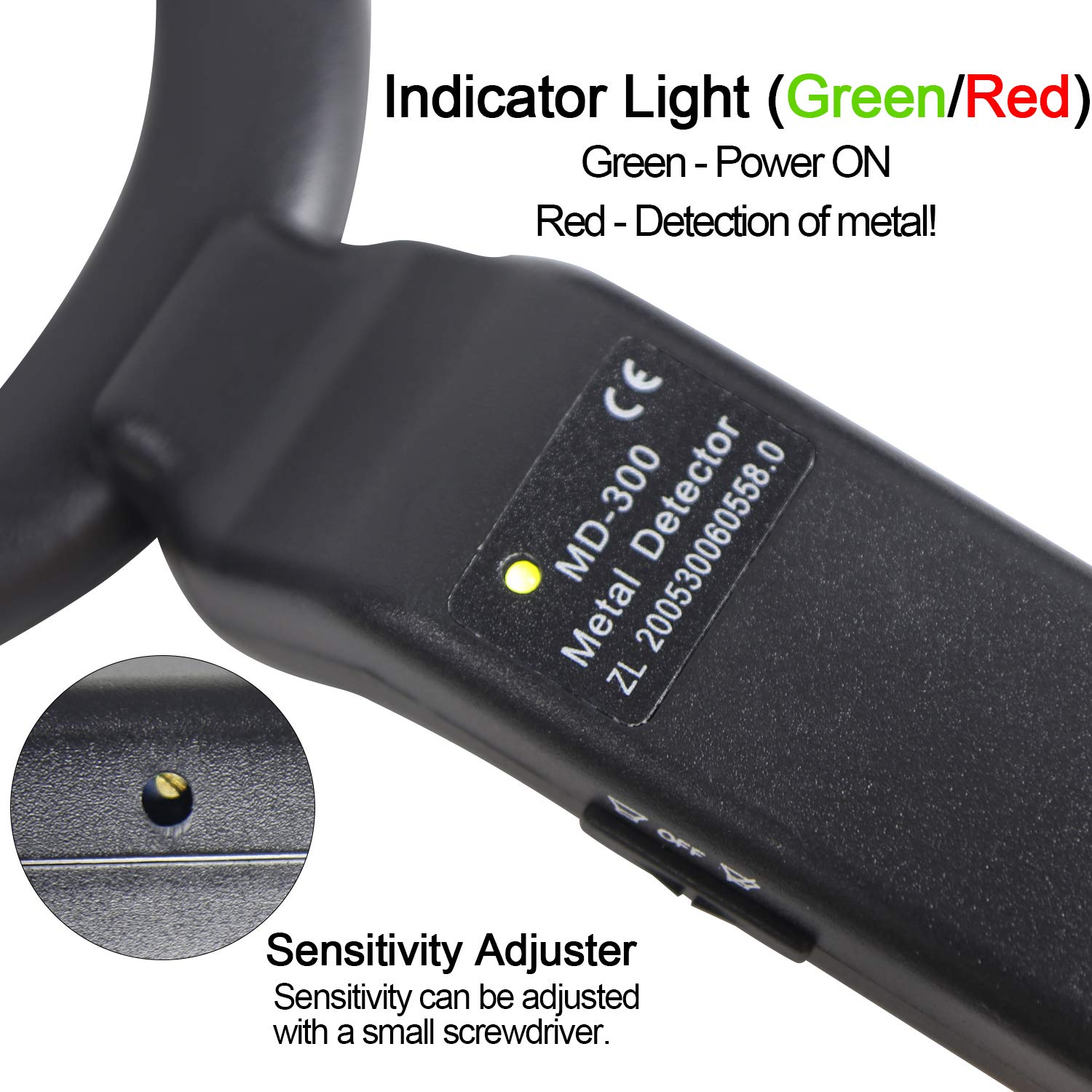 Sutekus Portable High Sensitivity Scan Hand Held Metal Detector for Security Inspection