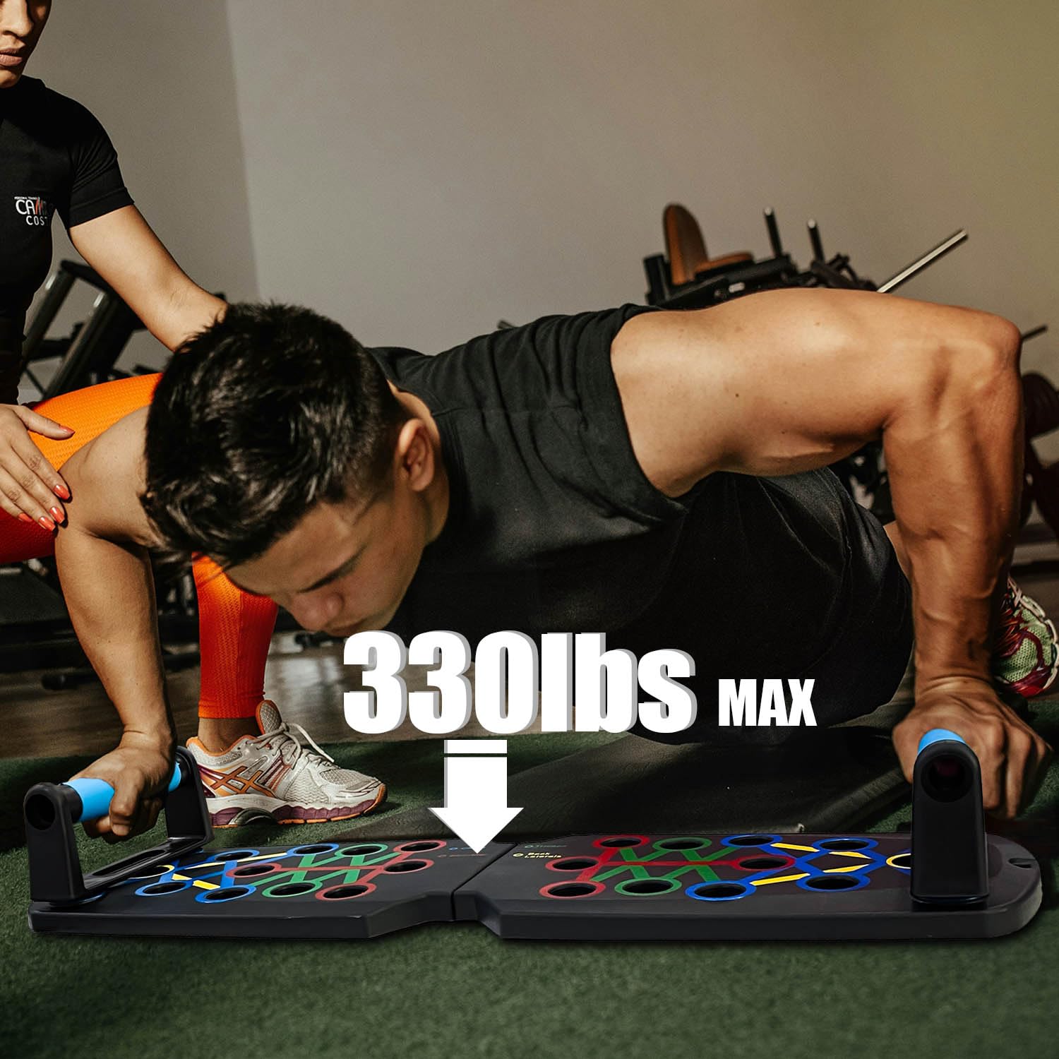 Sutekus Push Up Board for Men & Women Multi-function Detachable Push Up Bar for Strength Training Portable Home Gym Workout Equipment