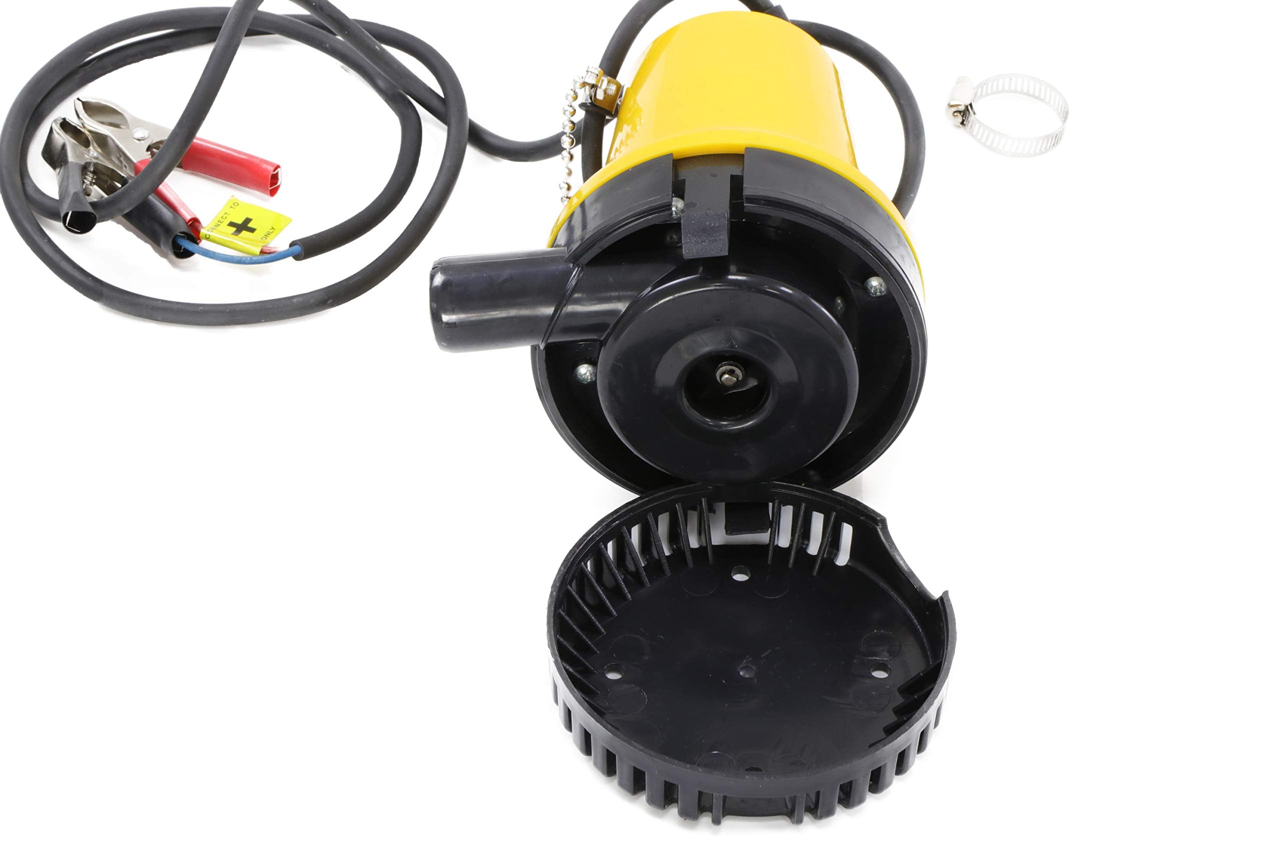 Sutekus Small Submersible Pump 12V for Pumping and Draining Seawater Maximum Discharge Rate 70 l/min