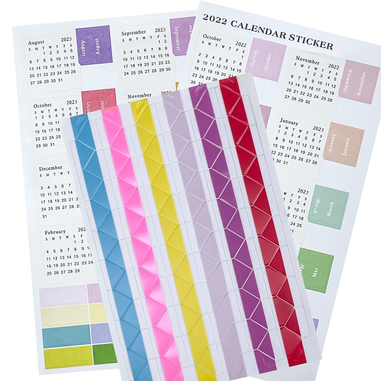 Sutekus Desk Calendar 2024 Personalized Calendar with Your Photo Calendar DIY Gift Kit for School Office Home Family