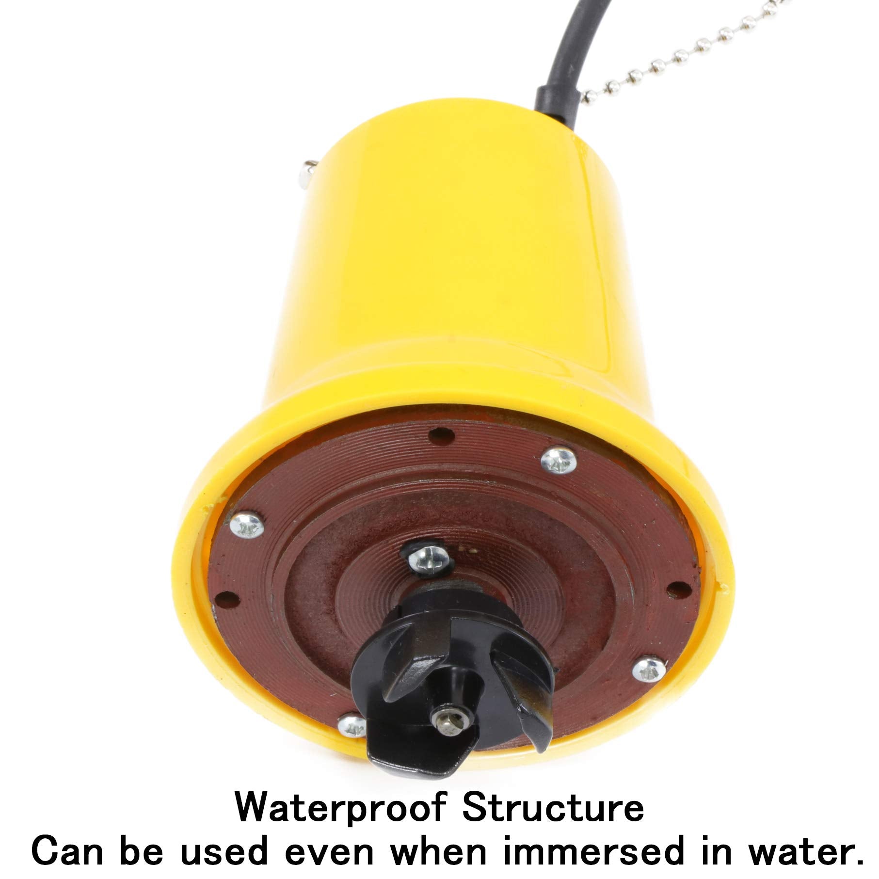 Sutekus Small Submersible Pump 12V for Pumping and Draining Seawater Maximum Discharge Rate 70 l/min