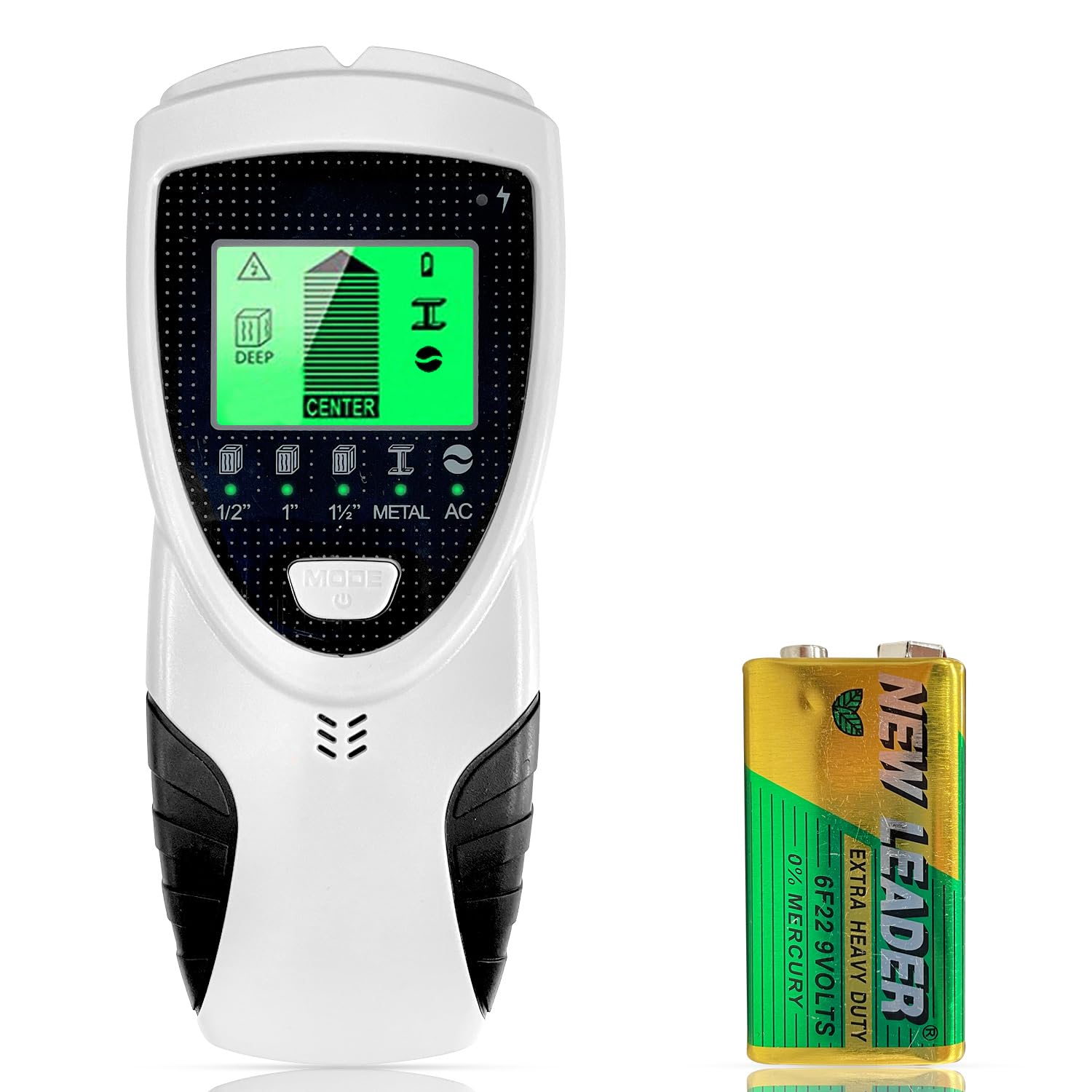 Sutekus Stud Finder Wall Scanner 5 in 1 Electronic Stud Detector with LCD Display and Audio Alarm Stud Sensor Beam Finders for Wood Metal Studs and AC Wire Detection