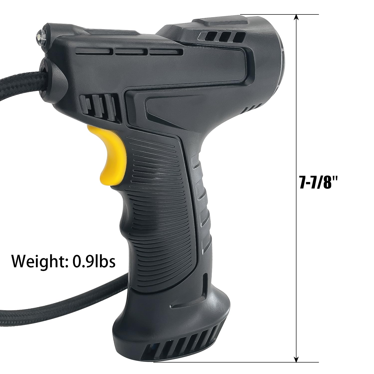 Sutekus Tire Inflator Air Compressor 150 PSI Cordless Portable Electric Air Pump Digital Tire Pressure Gauge with LED Light for Car Motorcycle Bike Ball