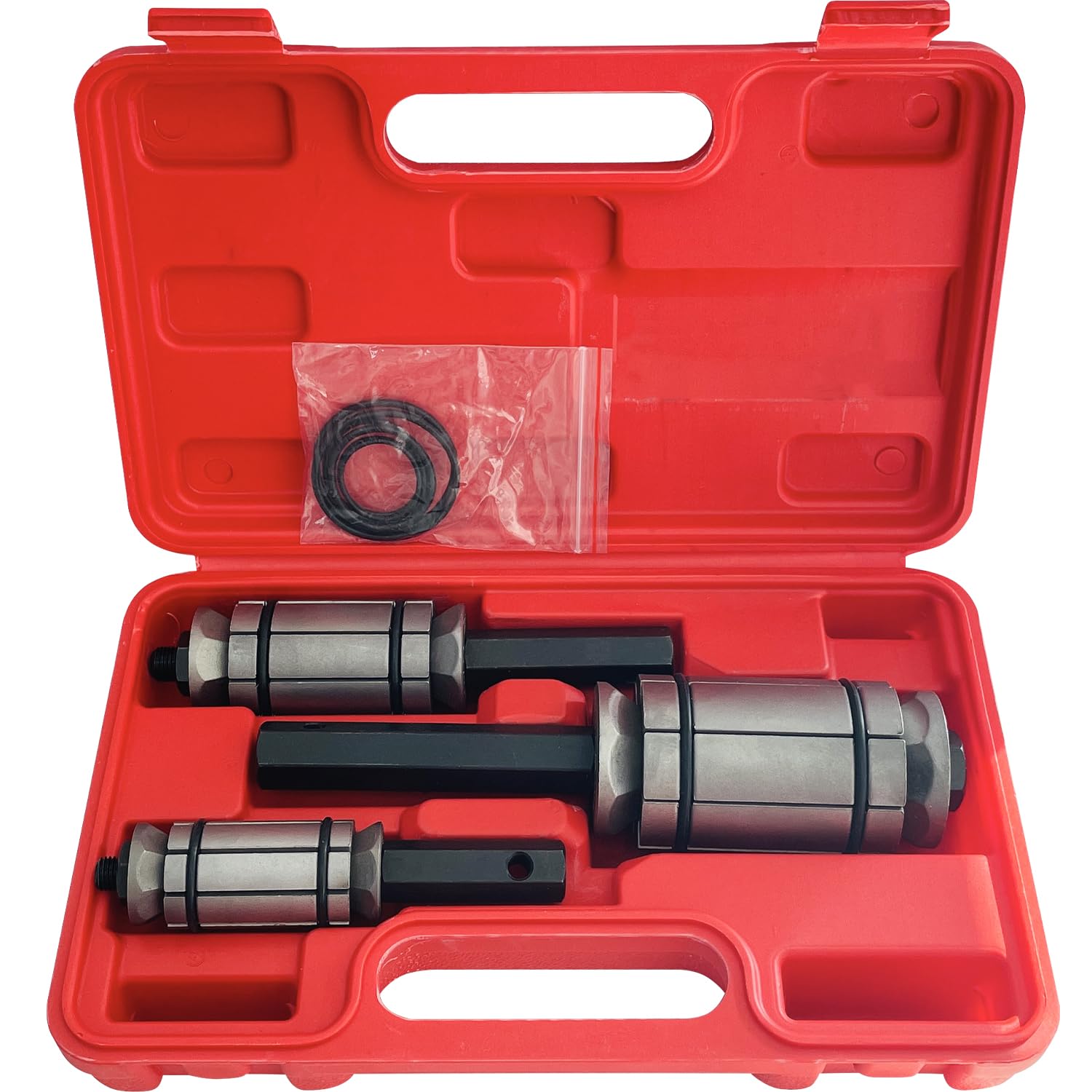 Sutekus Pipe Expander Tool Set 1-1/8'' to 3-1/2'' Tail Exhaust Pipe Expander Muffler Spreader Tool Set for Most Vehicles and Trucks, 3Pcs