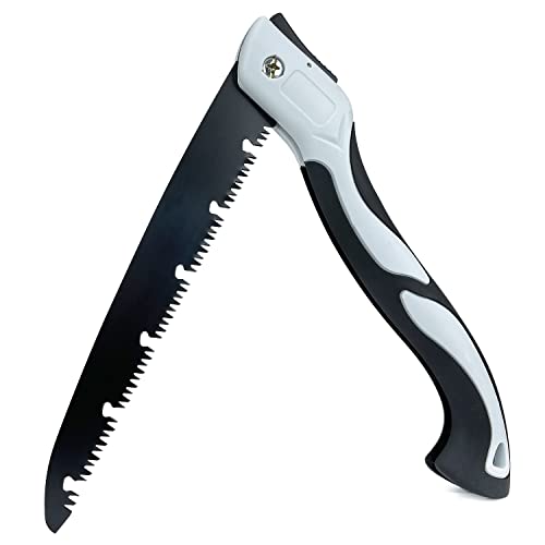 Sutekus Folding Saw 10 Inch Blade Hand Saw Wood Pruning Saw for Camping, Gardening, Tree Trimming and Hunting