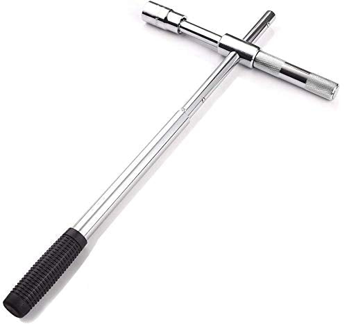 Sutekus Universal Extended Lug Wrench Tire Iron Lugnut Wrench Set Heavy Duty Socket Wrench with Storage Bag