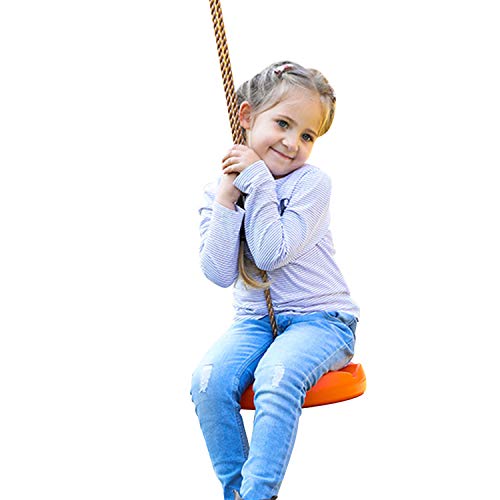 Sutekus Disc Swing Daisy Disc Swing Monkey Swing Rope Plastic Tree Swing