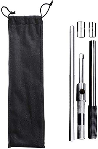 Sutekus Universal Extended Lug Wrench Tire Iron Lugnut Wrench Set Heavy Duty Socket Wrench with Storage Bag