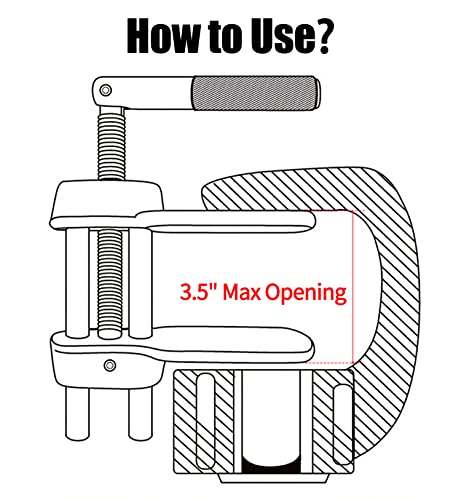 Sutekus Disc Brake Piston Separator Caliper Piston Spreader Tool Heavy Duty Disc Brake Pad Installation Spreader T-bar Hand Tool