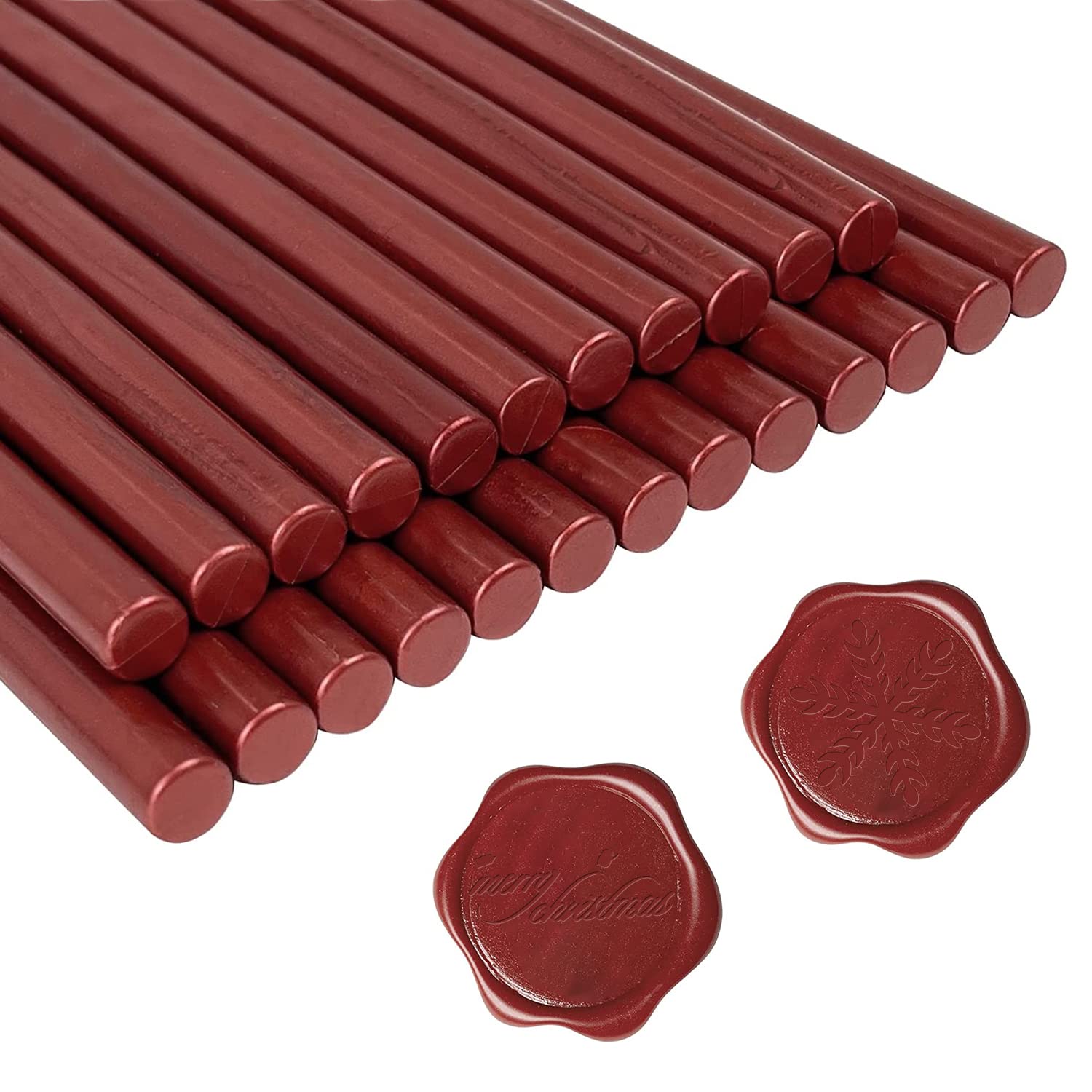 Sutekus 24Pcs Sealing Wax Sticks Vintage Fire Paint Sealing Wax Sticks Glue Gun Sealing Wax for Wedding Invitations Cards Envelopes Crafts Gift Wrapping